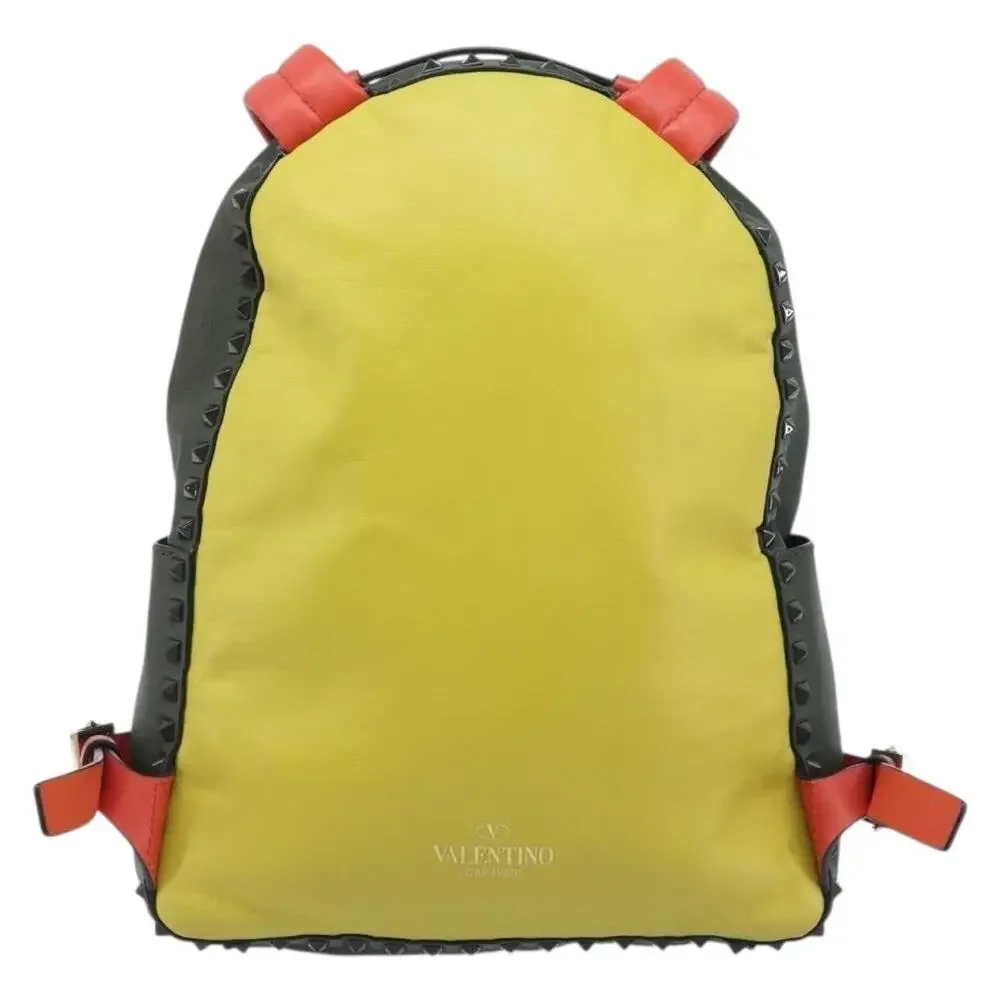 Valentino Leather Backpack Light Blue